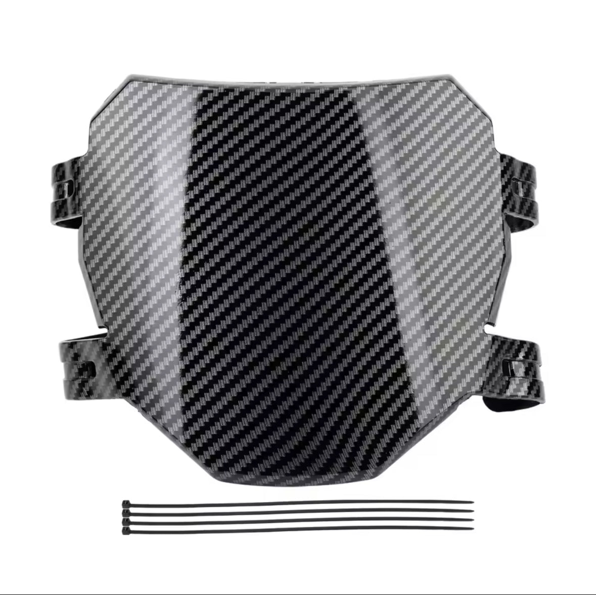 ODI STYLE BLACK/CARBON FIBER FRONT PLATE
